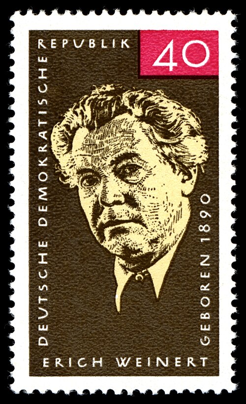 Porträt von Erich Weinert